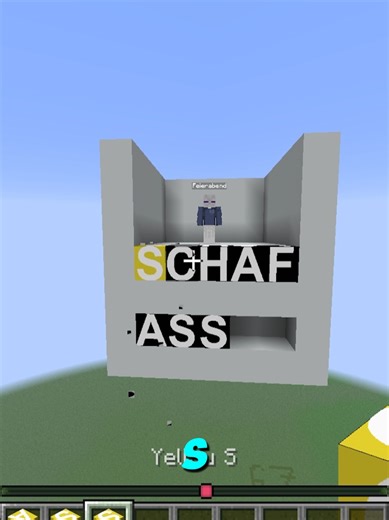 Er hatte ein ASS im Ärmel 🔥 @feierabend und Klucky #minecraft #challenge #gaming #fyp #wordle