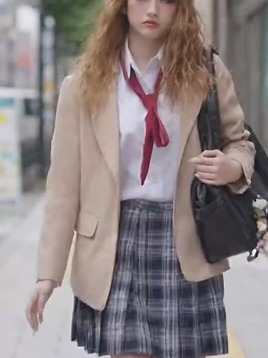 ギャルを清楚な女子高生に変身する動画