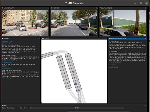 用于在自动驾驶中部署多模态大模型LLMs的闭环平台