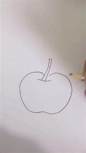 How to draw a Apple🍎 #drawing #beginnerarttips #art #youtubeshorts