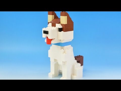 How to build a husky dog LEGO 🐕