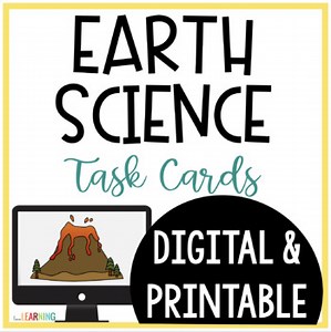 Earth Science Task Cards - Weathering, Erosion, Deposition, Volcanoes