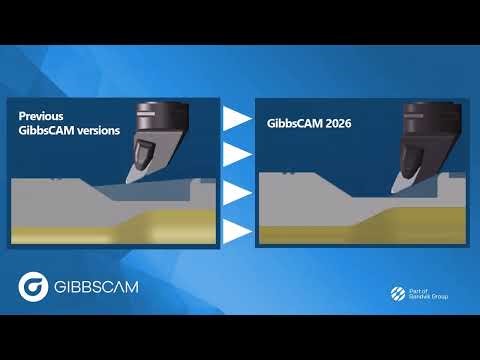 GibbsCAM v26: Turning Material Calculation for Multi-sided Tools