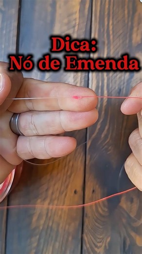 Fernanda P de Oliveira on Instagram: "🎣 Dica de Nó que facilita MUITO na pescaria! Hoje eu trouxe o famoso Nó de Emenda ou Nó de União, essencial para quem quer mais segurança e praticidade na hora de pescar. Ele é perfeito para: Unir duas linhas de espessuras diferentes Fazer a emenda no fundo do carretel (a famosa cama de linha) Evitar desperdício e garantir mais firmeza no conjunto Um nó simples, resistente e que todo pescador precisa ter na ponta da língua (ou melhor, dos dedos ). 💬 Você j