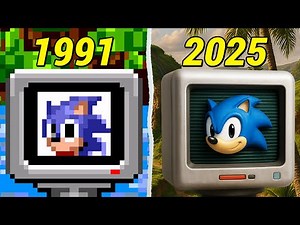 🌀 Evolution of Sonic's 1-Up (1991–2025)