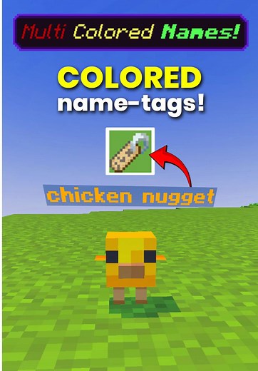 Minecraft name tag color codes: how to make colored nametags