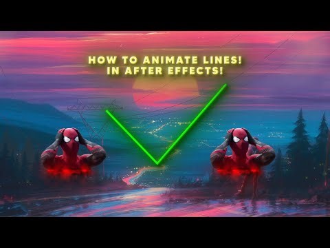 HOW TO:- ANIMATE LINES IN AFTER EFFECT LIKE A PRO! ✅