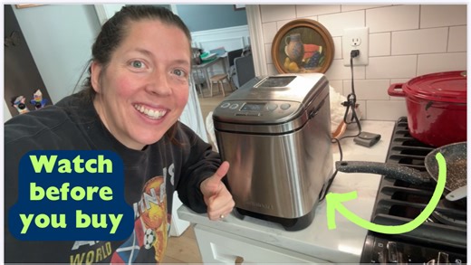 Watch Watch to see this bread maker with tons of features on Amazon Live