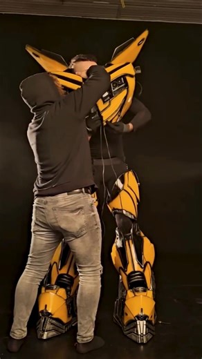 How To Wear Bumble Bee Transformer Mascot #tutorial