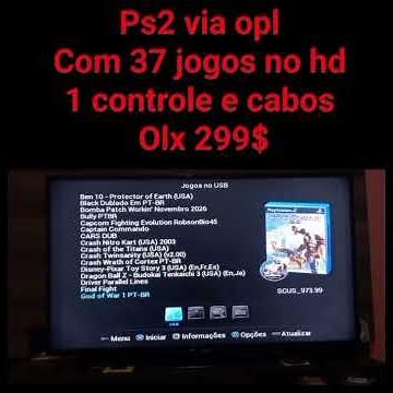 ps2 opl com jogos no hd #ps2 #playstation