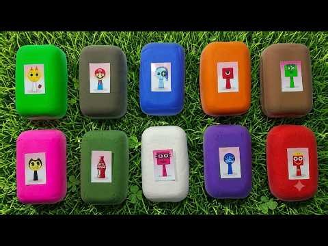 Finding Figure Sprunki Incredibox with Unfacking Cubes Clay Compilation|DIY