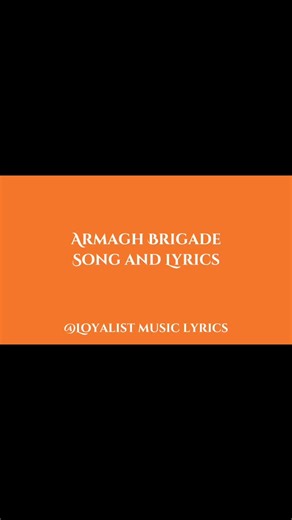 Reply to @clarence_mcshuttlecock_3 Armagh Brigade Lyrics🟠🇬🇧