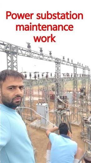 power substation maintenance work after workout #fitness #health #motivation #electrician #lineman