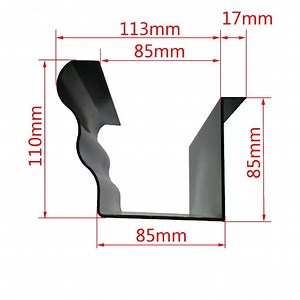 [Hot Item] Aluminium Rain Water Seamless Gutter Cap Downspout Hanger Roofing for Roof Drain