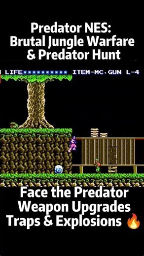 Predator on NES - Get to the Choppa! Retro Gaming #retrogaming #gaming #nes #nintendo