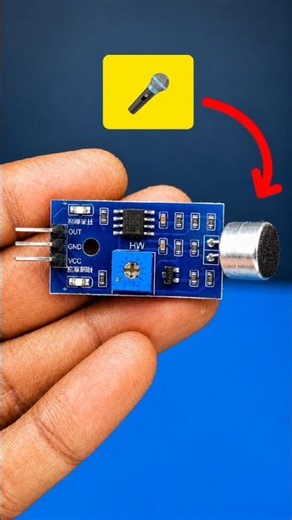 sound sensor Arduino project 😀 #shorts #soundsensor