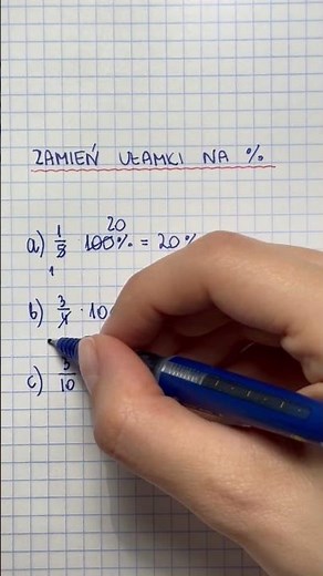 Converting fractions to percentages 🫶