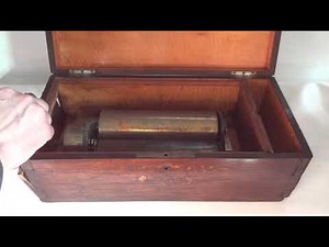 1820s - Early Antique Reymond Nicole Cylinder Music Box - Nicole Frères - Plays
