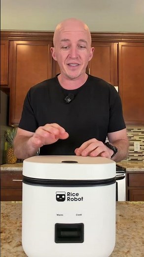 This rice robot is by far the best way to cook rice #ricerobot #ricecooker #cookingrice #ricemaker