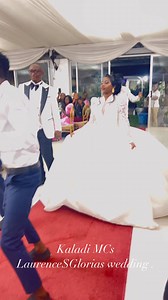 Gloria and Laurence becomes Mr and Mrs Chongo at Triple gardens Lusaka. MC Kaladi on the mic | MC Kaladi