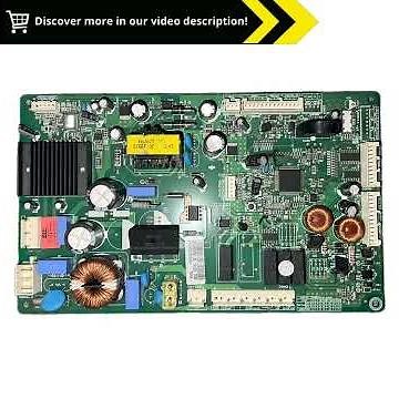 Complete Repair Tutorial: Original EBR80532501 EBR806473 Motherboard Replacement for LG Refrigerator