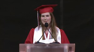 She ditched the typical grad speech to speak about what is most important to her. | The World Needs More Of This