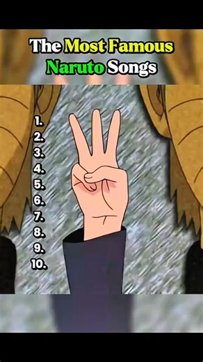 Unfilter_Kun on Instagram: "What song should be on the list 🔥 The most famous Naruto songs! #top10 #throwbacksongs #animeopening"