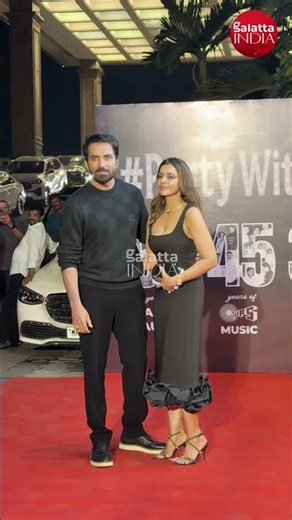 Sonu Sood steps out with his wife for an event last night🖤#sonusood #wife
