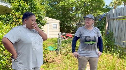 One of our subscribers reached out and asked if it was possible that CJ Mowing check in on their daughters overgrown lawn. We responded with a resounding, Yes! We scheduled the day as the daughter is a full time teacher and currently attending college with a limited schedule. Her husband is a retired veteran with tendonitis and the daughter explains that their income is up and down and while they have a riding lawn mower, it's currently broken down. We got to work on the property taking about 7 