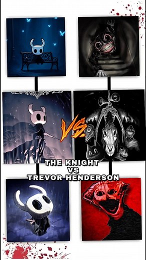 How far would the Knight from Hollow Knight get if he faced Trevor Henderson's waves? . . #hollowknight #trevorhenderson #vs