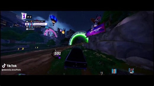 Fortnite drift around rocket racing
