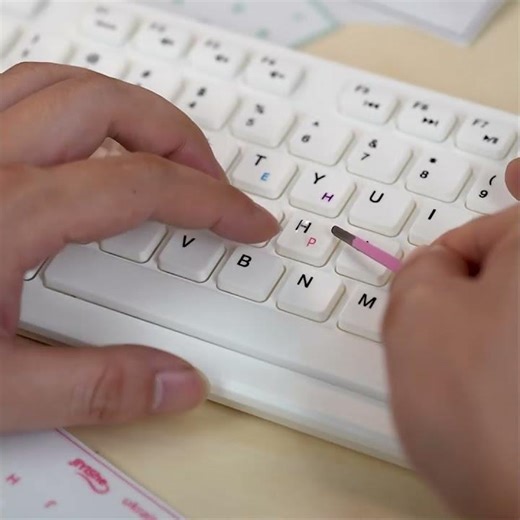 Hebrew Language Keyboard Stickers for Desktop and Laptop Com