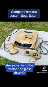 3.6K views · 69 reactions | Sega Saturn in Matte finish. Let me know what you think in the comments. I don’t do too many of these. | Custom Nes Guy | Facebook