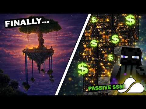 I FINALLY Built My Dream Skyblock Base… (And It Makes MONEY💰) | RainyDay Minecraft Skyblock S7 Ep.07