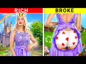 Rich Princess vs Poor Princess! Have they switched places?