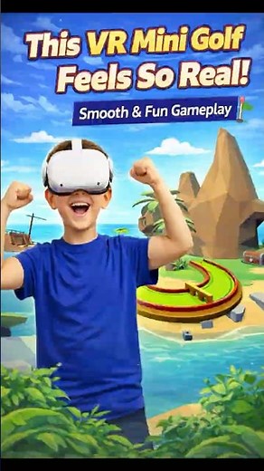 This VR Mini Golf Game Feels So Real! ⛳ Smooth & Fun Gameplay