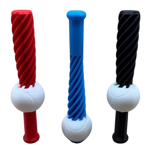 Baseball & Bat Pass Through Fidget Toy | Sports Sensory | 3D Printed Toy | Baseball Gift | Desk Fidget | Stress Relief | Birthday Favor - Etsy