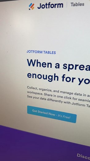 Collect, organize, and manage data in an all-in-one workspace! See your data differently with Jotform Tables 📊#smallbusinessowner #digitalmarketingtips #marketingonline #businessautomation #nocode