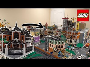 Placing The NEW Arkham Asylum Modular In The LEGO City!