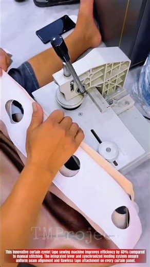 Innovative Curtain Eyelet Tape Sewing Machine: Best Precision Stitching System