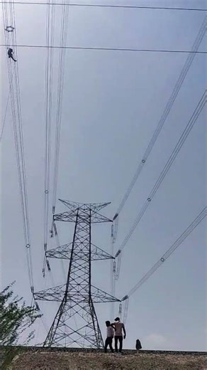 power line crossing wire