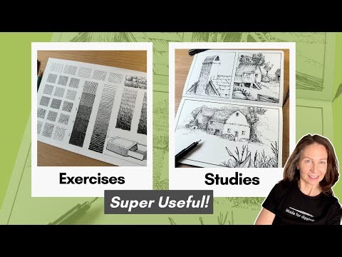 Practical Exercises for Better Pen and Ink Technique