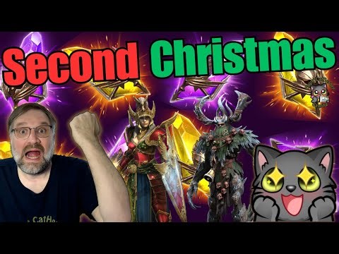 Second Christmas: So Much Gold On The Frosted Path Shard Pulls - Raid Shadow Legends