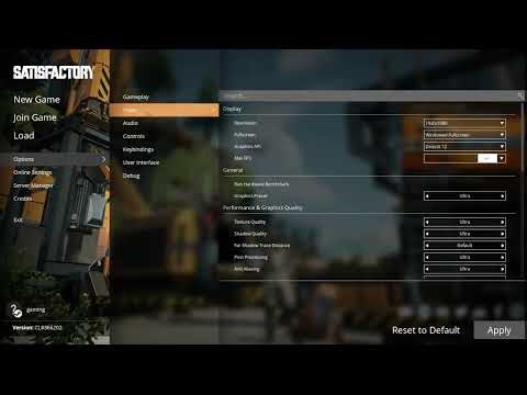 How to Change the First Person FOV Modifier in Satisfactory