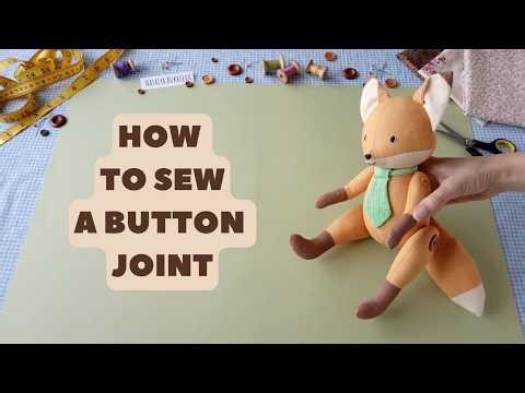 How to sew a button joint 🧵