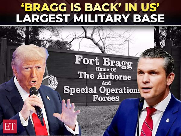 Fort Liberty is Fort Bragg again: Defence Secretary Pete Hegseth renames US’ largest military base
