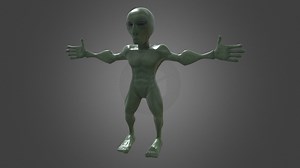 Alien Character - 3D model by NICK C-B (@NICKCB)