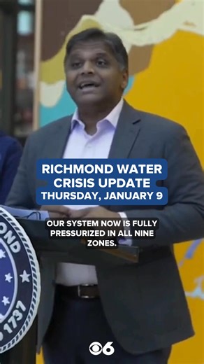 11K views · 62 reactions | Richmond, Virginia Mayor Danny Avula provided an update on the city's water crisis at noon Thursday. As of the press conference, the city's pressure system is back online and the first round of necessary testing is underway. | WTVR CBS 6 News | Facebook