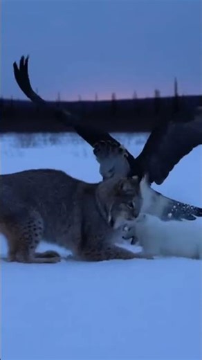 Lynx vs. Eagle: The Standoff You Won't Believe 🦅❄️