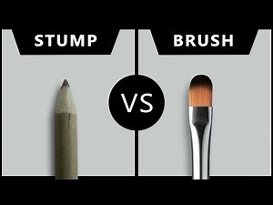 Which one is better for blending | Dry brush VS Paper stump
